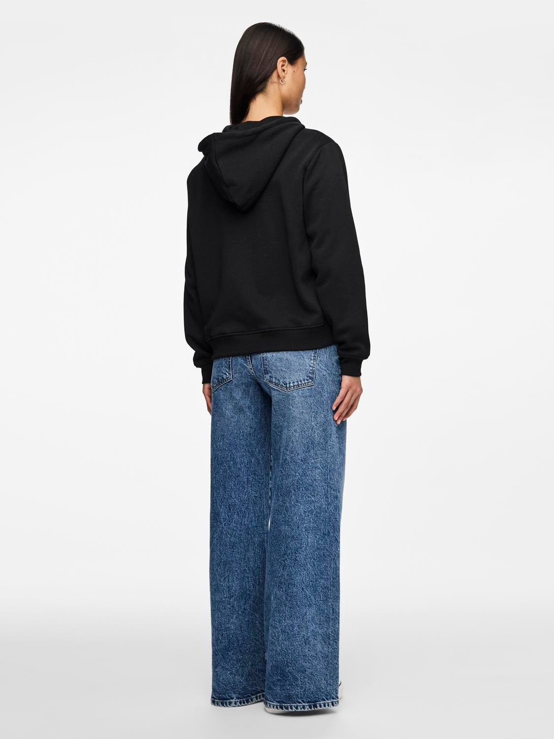 PCCHILLI Sweatshirt Zip - Black